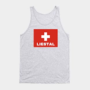 Liestal City in Swiss Flag Tank Top